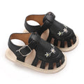 Infant Baby Girls Beach Sandals Flats and Soft Sole Non-slip Flower Princess Wedding Dress Walking Shoes for Newborn Baby