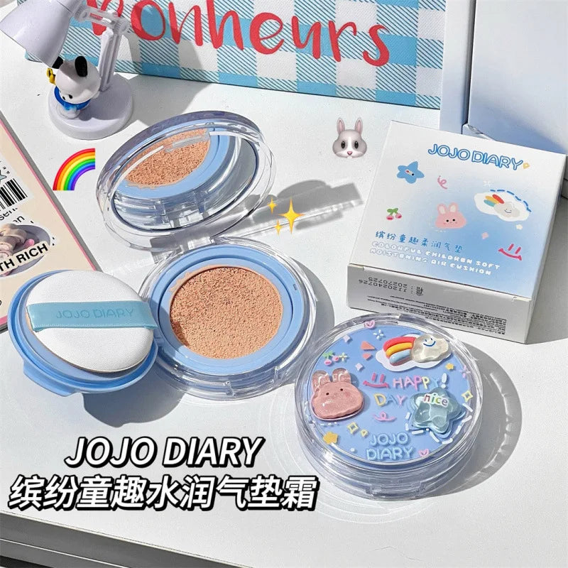 Korean Hydrating Air Cushion BB Cream Concealer Moisturizing Lasting Moisturizing No Stuck Waterproof and Sweat-proof Foundation