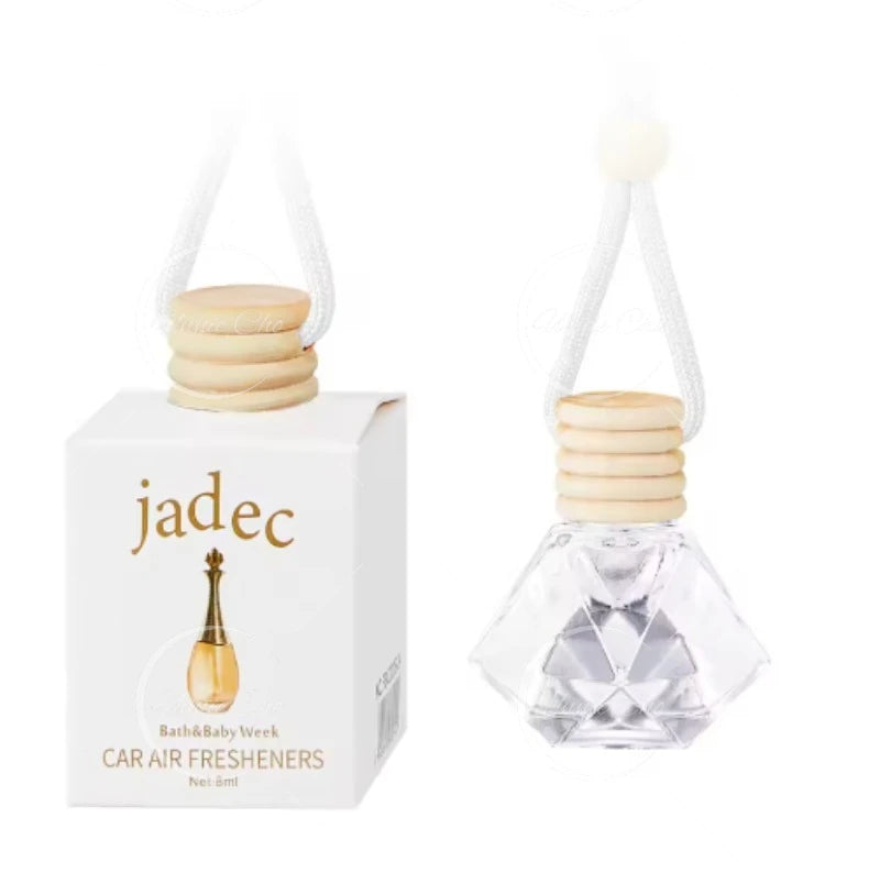 8ML Long Lasting Scent Glass Bottle Air Freshener Keep Charming and Fresh Hanging Car Interior Decoration Perfume Diffuser