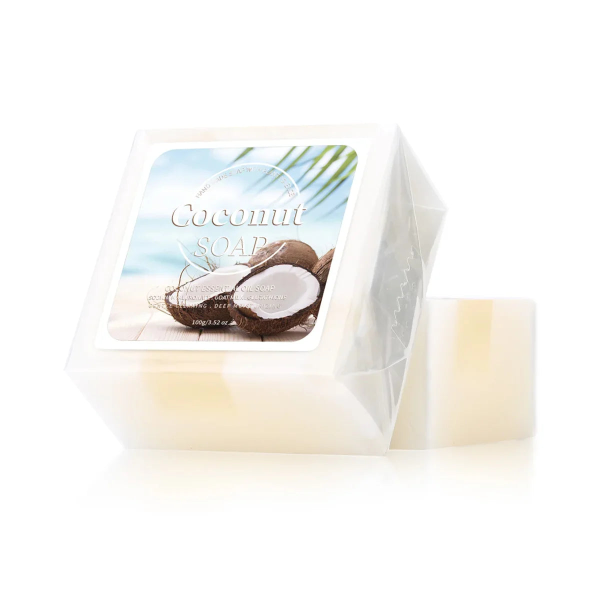 Coconut Milk & Goat Milk Handmade Soap - Organic Facial Soap 100g