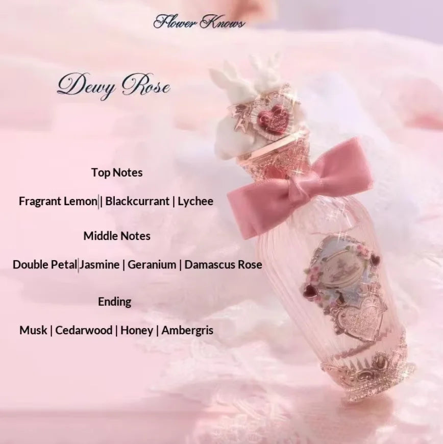 Flower Knows Garden Special Flower and Fruit Perfume Eau De Toilette Fragrance for Women Men, Fresh, Romantic Long Lasting