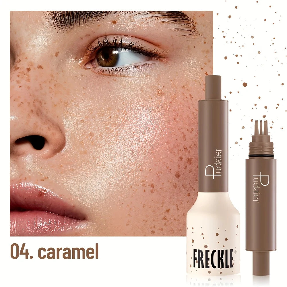 Natural Nude Makeup Fake Freckles Pen Waterproof Long Lasting Light Coverage Freckle Stamp For Women'S