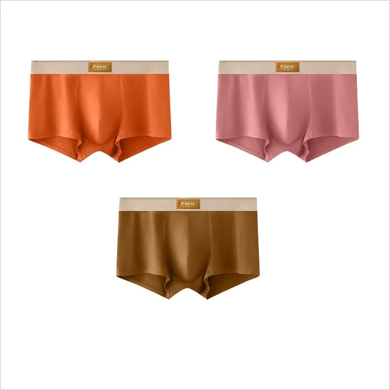 4 Pack Cotton Boxers For Men Breathable Comfort Sports Underwear Large Size L XL Pack