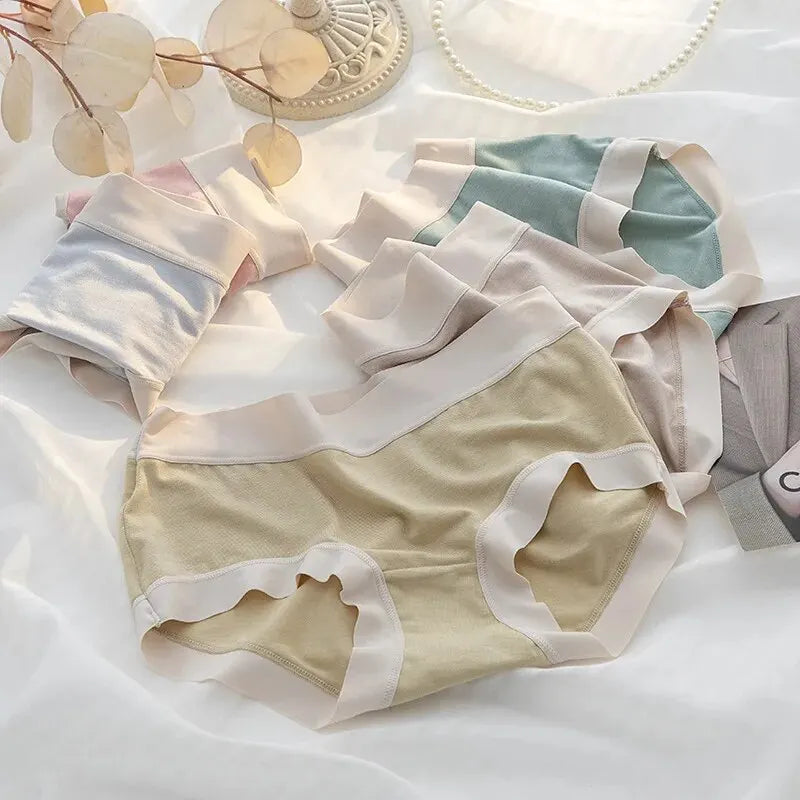 4Pcs/Set Women'S'S Panties Modal Underwear Female Comfortable Seamless Sexy Lingerie Intimates Underpants Briefs Girls Solid M-Xl