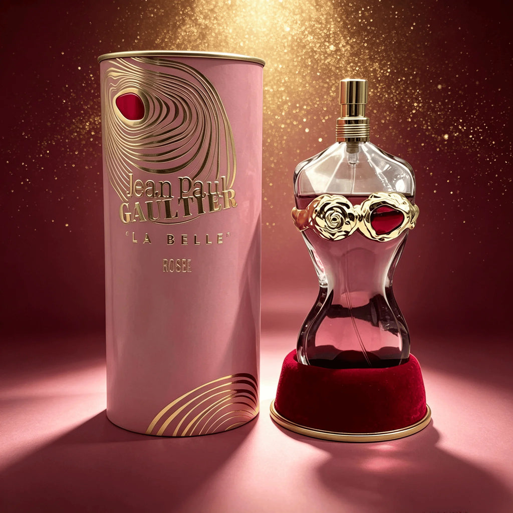 Jean Paul Gaultier La Belle Rose Unisex Eau De Parfum Spray 3.4 oz /100Ml Sweet Floral Scent Long Lasting Luxury Perfume Gift for Him Her