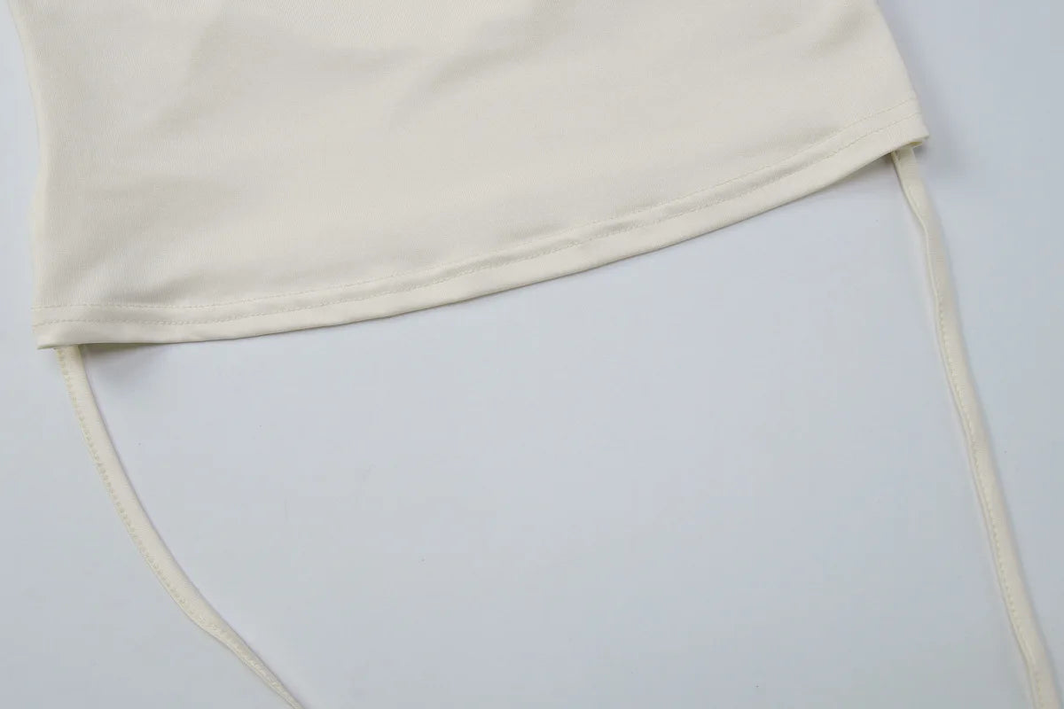 Casual Skew Collar Solid Slim Crop Tops Women Sexy Lace Up Short Sleeve T-shirt Autumn Female Streetwear Clothes Party Office