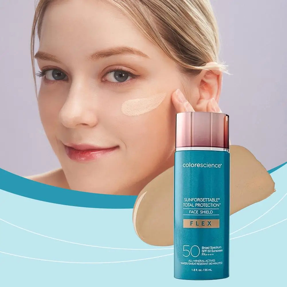 55ml Self-Tanning Foundation Colorescience Sunforgettable Face Shield Flex Broad Spectrum Mineral Sunscreen Water Resistant