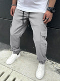 American Trendy Workwear Pants Casual Multi-Pocket Men's Harlan Loose Casual Trousers Comfortable Street Style Cargo Trousers