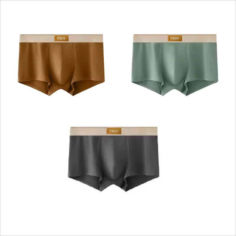 4 Pack Cotton Boxers For Men Breathable Comfort Sports Underwear Large Size L XL Pack