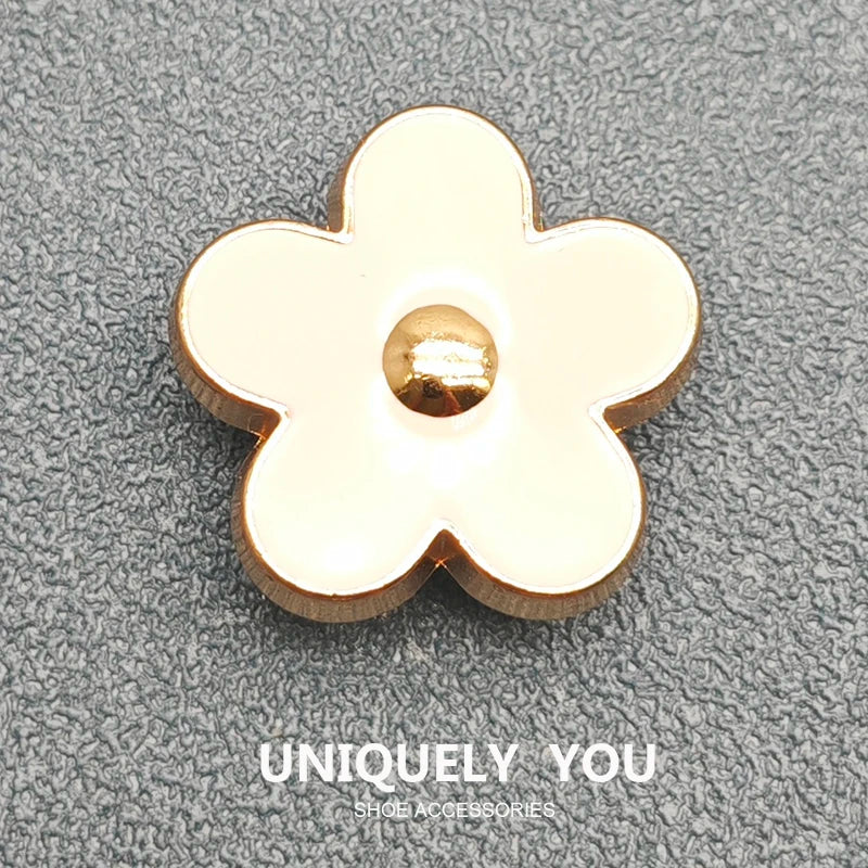 Shoe Charms Shoe Decoration Diy Metal Pony Rainbow Diamond Butterfly Heart Texture Advanced Fashion Decorations For Cross Shoes