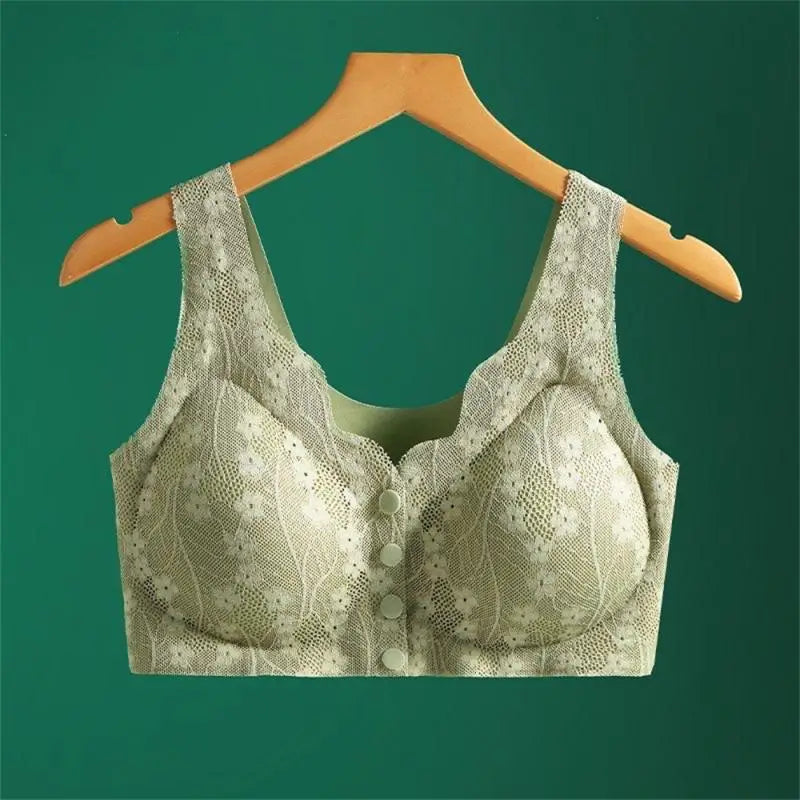 Women's Plus Size Wire-Free Soft Bra – Breathable Thin Cup Vest Undershirt for Everyday Comfort