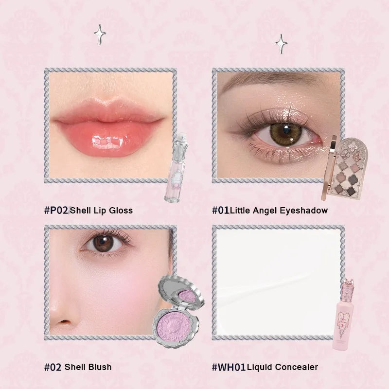 Flower Knows Little Angel Collection Makeup Set - All-in-One Gift Box