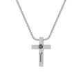 Dascusto Customized Cross Projection Necklace Men Personality Memorial Gifts For Birthday Anniversary Best Gifts Men's Jewelry