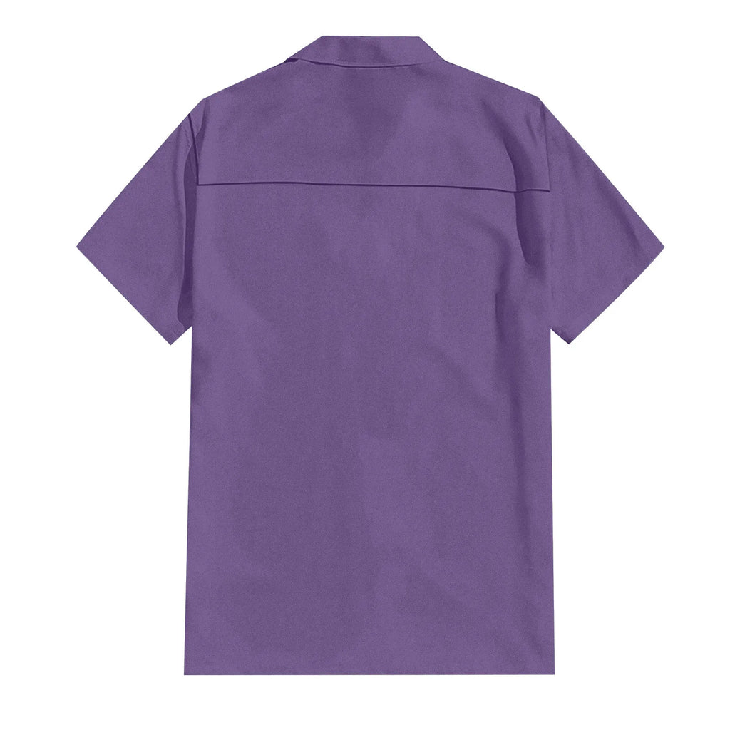 Men'S Short-Sleeved Shirts Cotton Linen Summer Solid Color Turn-Down Collar Quick Drying Casual Beach Style Plus Size Shirts