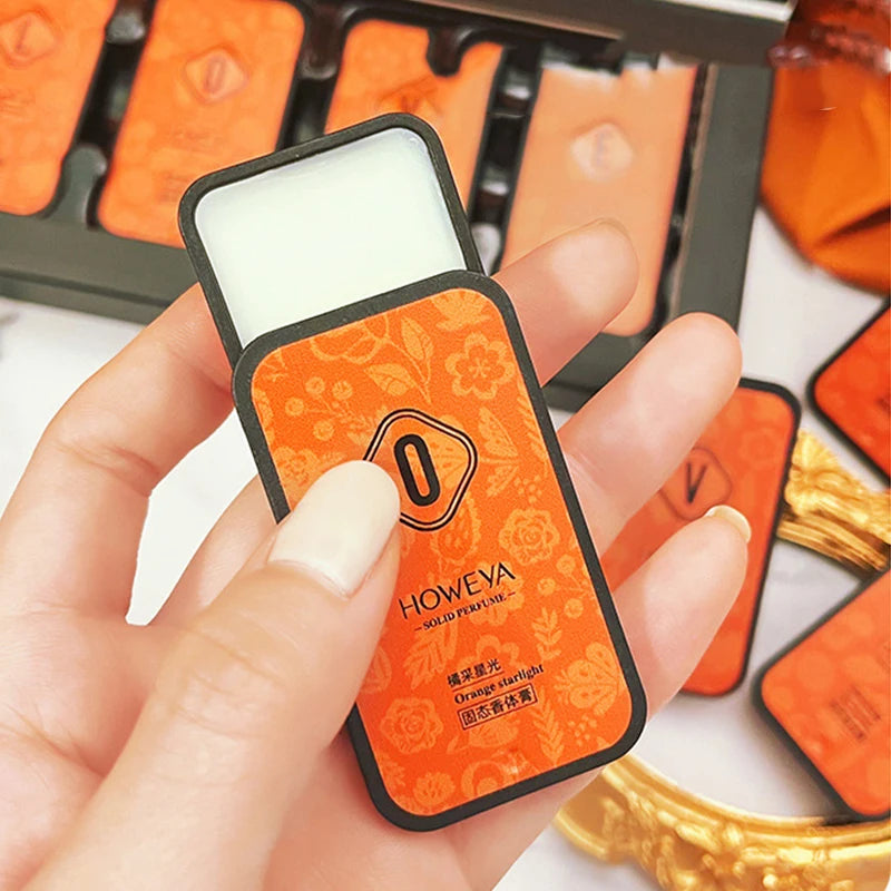4Pcs Solid Perfume Set, Floral And Fruity Fragrance, Long-Lasting Fragrance, Light Fragrance And Portable, Idea For /Daily