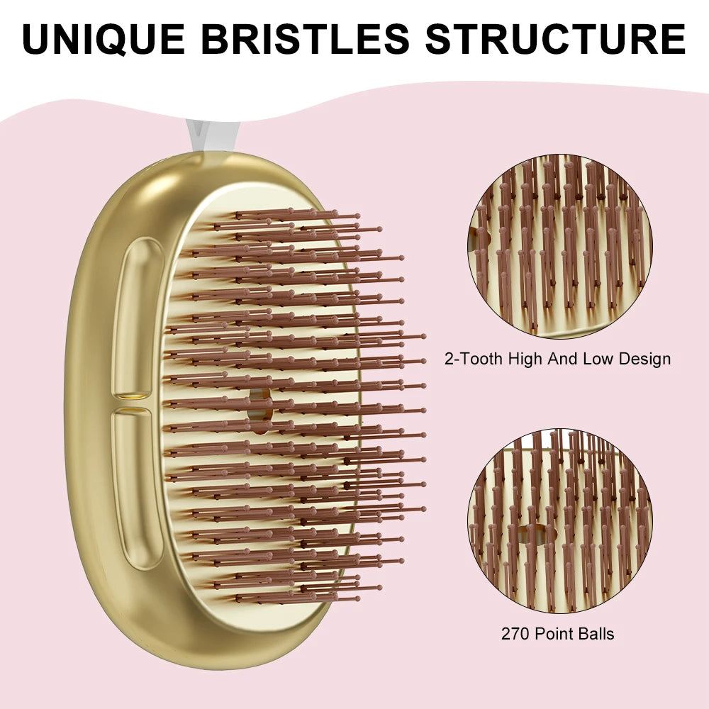 2024 Hotsale Hair Roots Massages Brush For Hair Growth Head Skin Care Massage Detangling Cleaning Hairdressing Comb Dropshipping