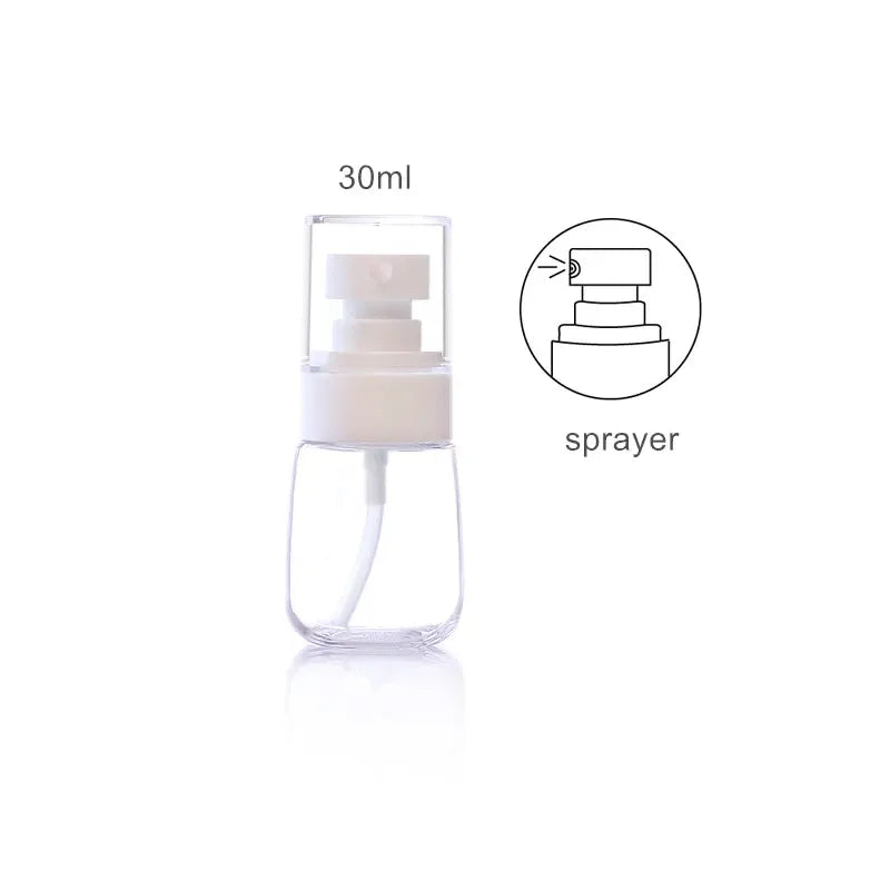 Upg Fine Mist Spray Bottle Set 30ml 60ml 100ml Refillable Travel Bottle With Lotion Pump