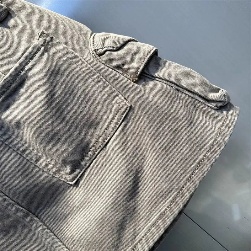 High Waisted Casual Washed Short Skirt for Women in the Spring and Summer of 2026 Stylish and Slimming Workwear Skirt