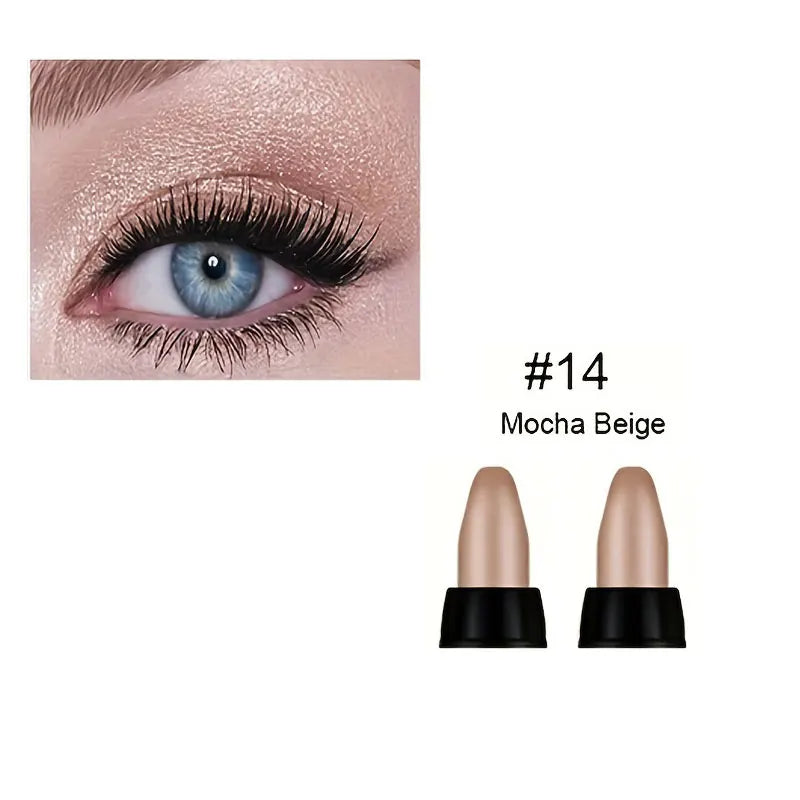 Pearlescent Eyeliner 16 Colors Waterproof Glitter Long Lasting Non Smudge For All Day Glam