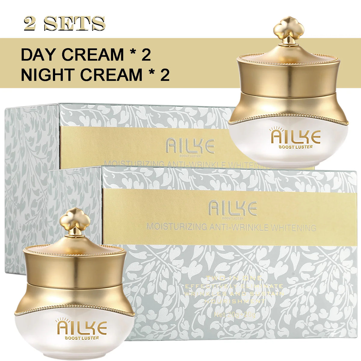 AILKE 5-in-1 Facial Skin Care Set - Whitening and Moisturizing