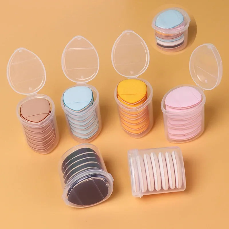 3/718pcs Fingertip Mini Puff Makeup Sponges For Foundation Powder Puffs For Loose Powder Air Cream Foundation Facial Makeup Puff