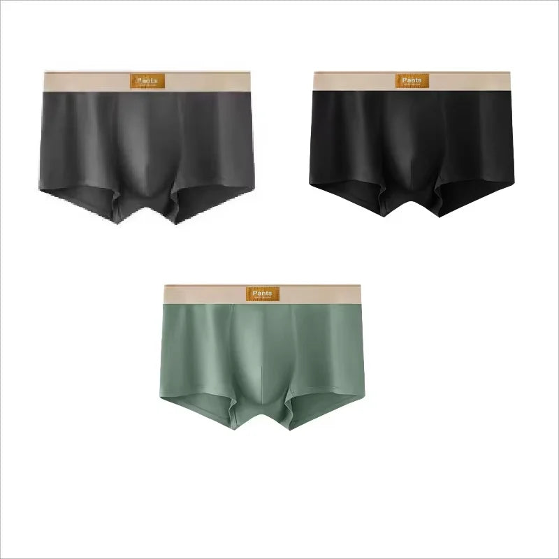 4 Pack Cotton Boxers For Men Breathable Comfort Sports Underwear Large Size L XL Pack