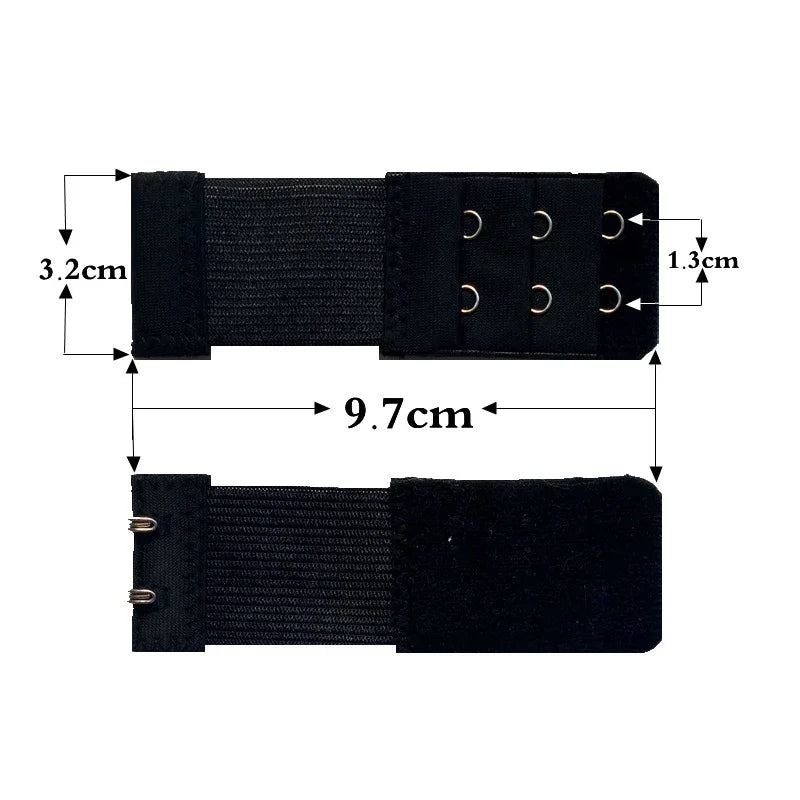 1/10Pcs Bra Extender For Women'S'S Elastic Bra Extension Strap Hook Clip Expander Adjustable Belt Buckle Intimates Accessories