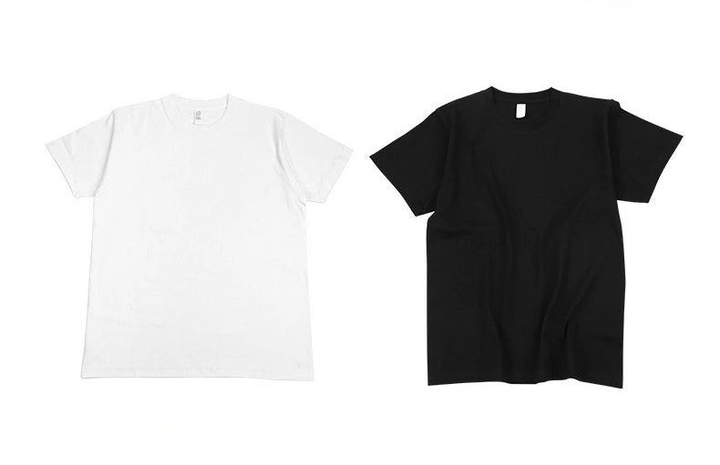 250G Heavy Men's T-shirt Solid Color Cotton Short-sleeved Men T shirt Bottoming Tops Tees Shirt