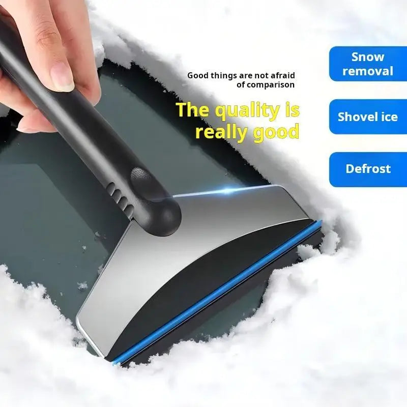 2Pcs Multifunction Car Snow Shovel Winter Windshield Defrosting Ice Scraper Tool Glass Snow Removal Tools Auto Accessories