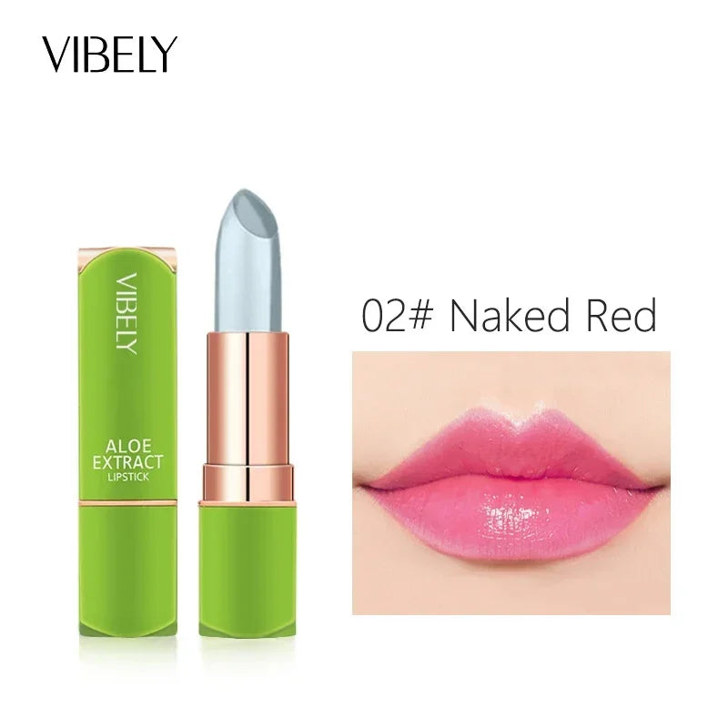 Aloe Vera Temperature Color Changing Jelly Lip Balm Moisturizing