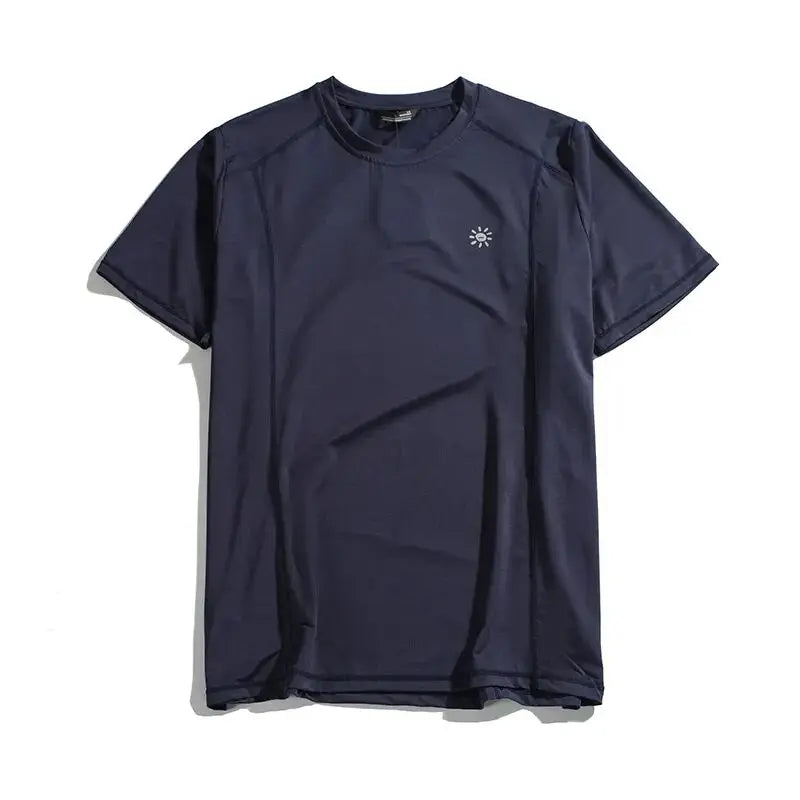 Outdoor Large Order 3D Tailoring Men's Summer 2026 Quick Dry Breathable Sweat Absorbing round Neck Short Sleeve T-Shirt