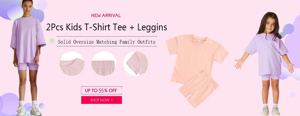 Kids Tales Unisex Children's 2-Piece Cotton Summer Outfit Set