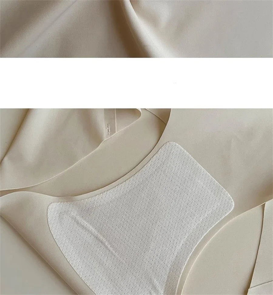 4PCS Seamless Mulberry Silk Underwear Ultral Thin Women's Panties Sexy High Elastic Invisible Briefs Soft Underpants Lingerie
