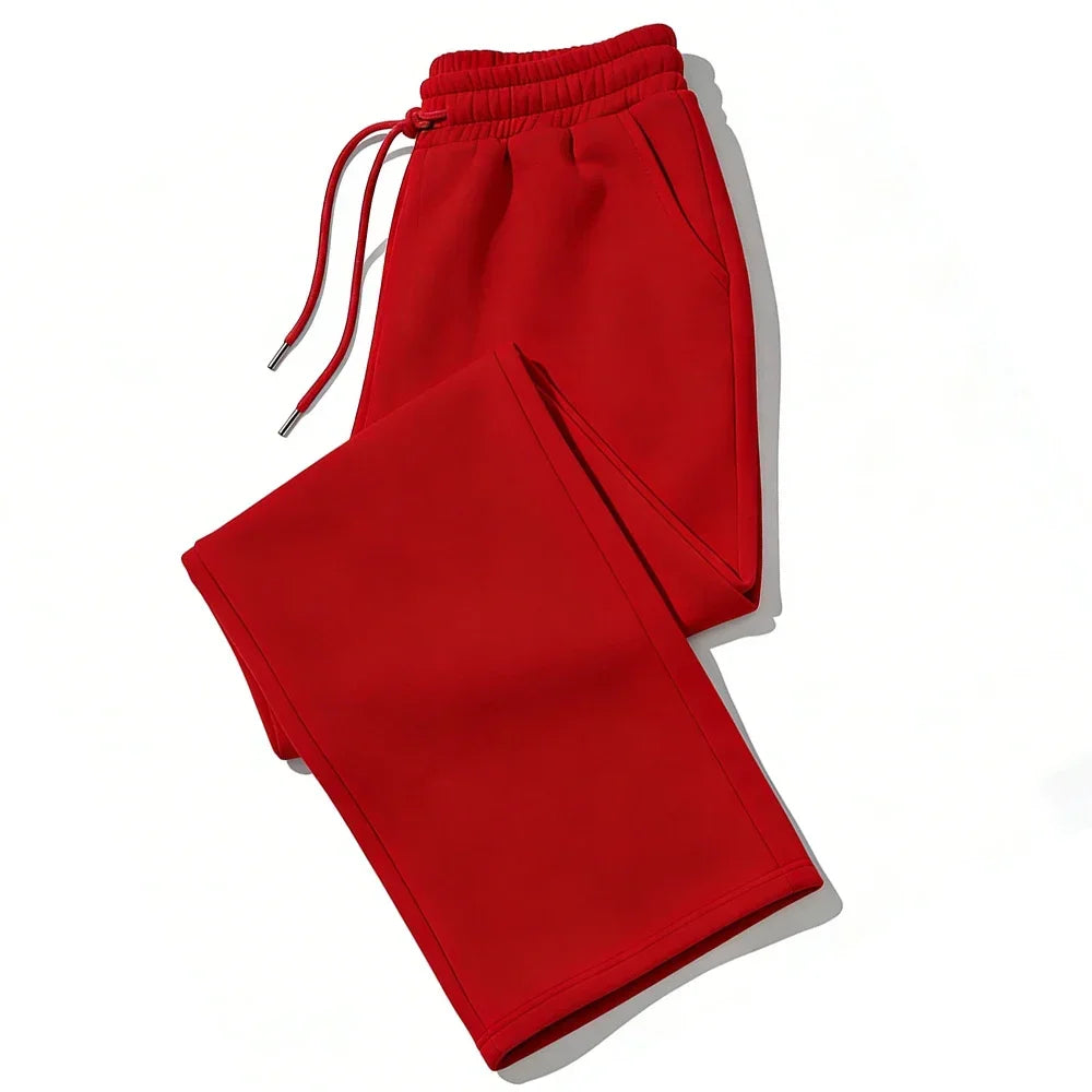 Men's Loose Fit Jogger Sweatpants - Casual Multi-Pocket Drawstring