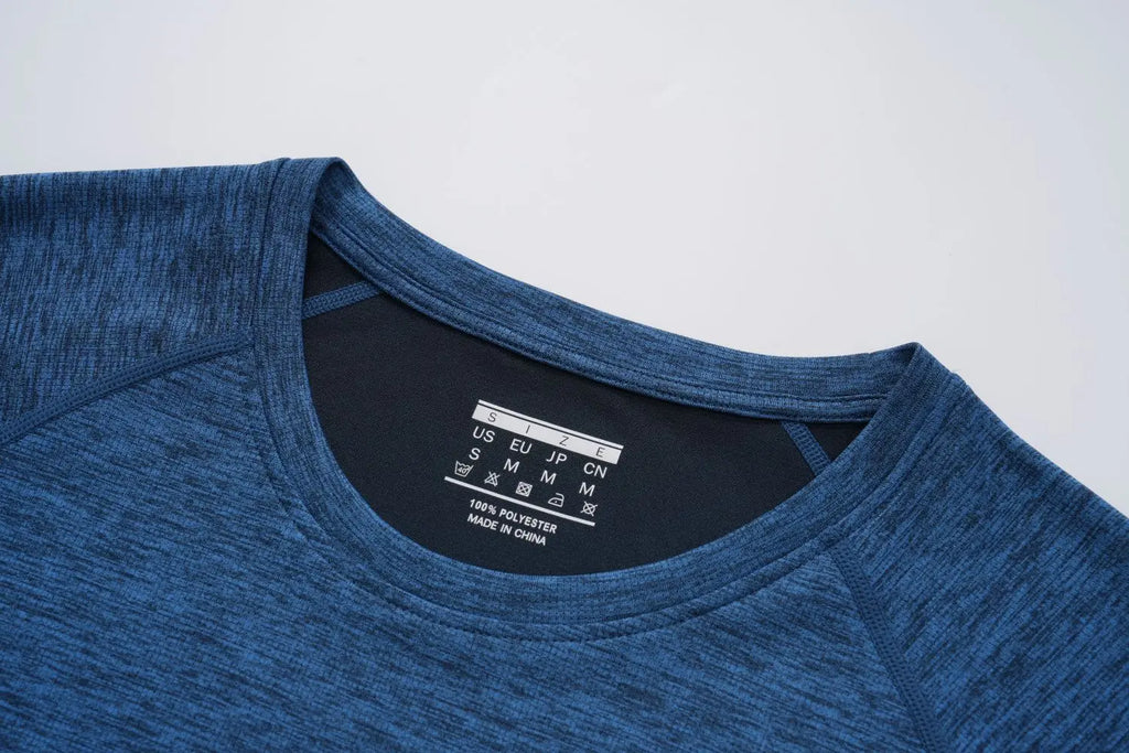 TACVASEN UPF 50+ Workout T-shirts Mens Quick Dry Long Sleeve Athletic Shirts Performance Sports Running Tee Tops Sun Protection