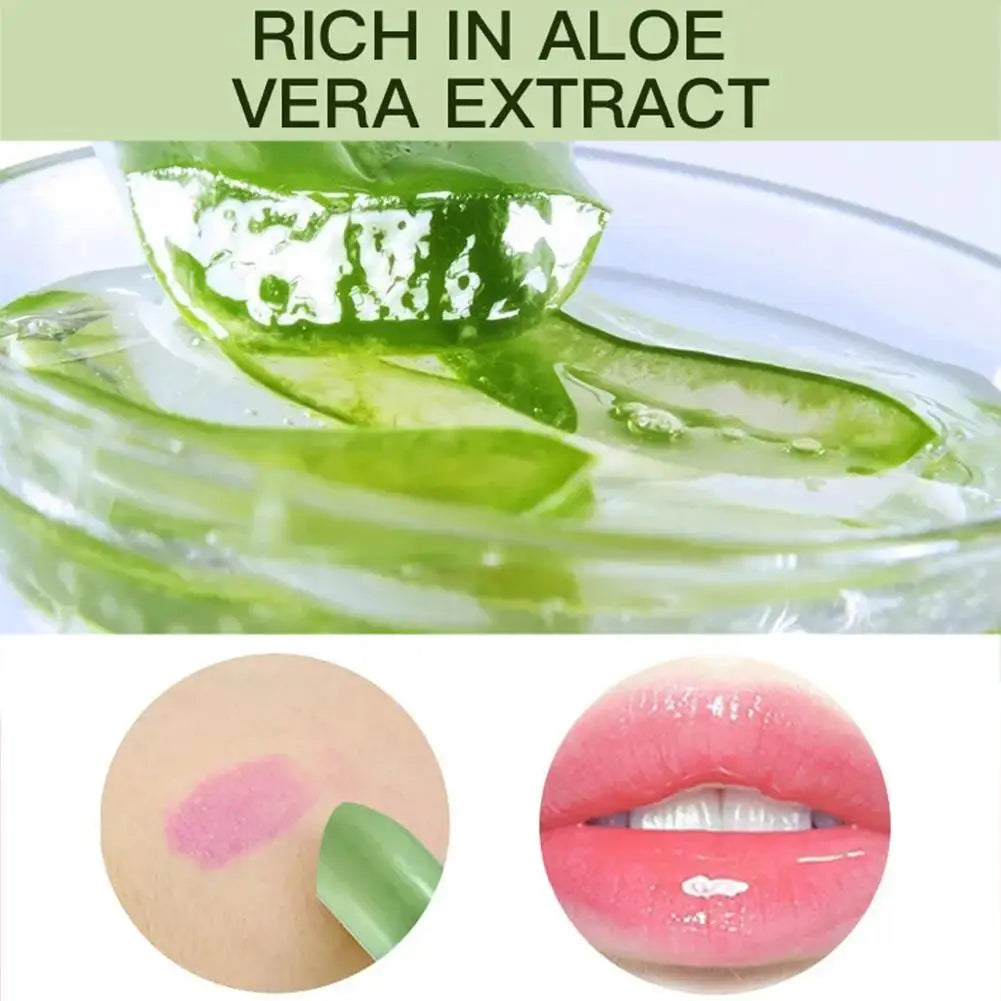 Aloe Vera Color-Changing Lipstick - Moisturizing Lip Balm 3.5g