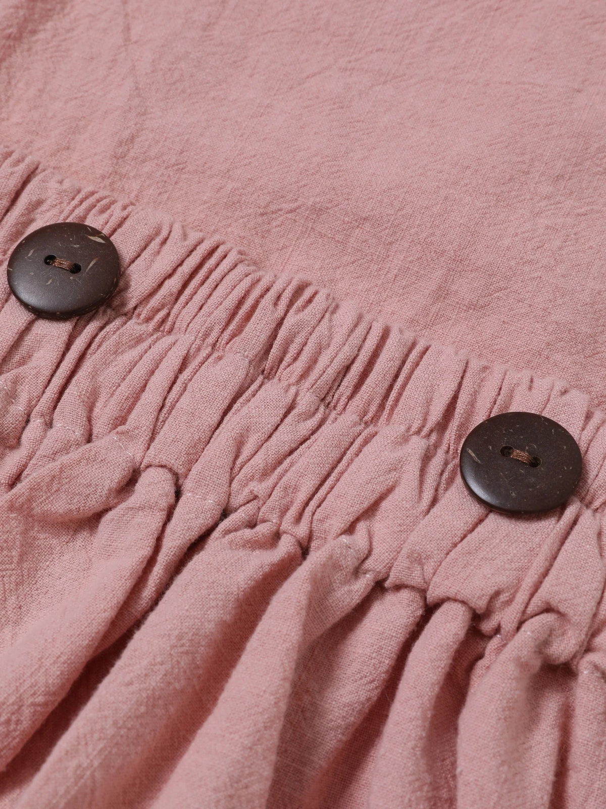 Casual Style Sleeveless Baby Girl Clothing Flying Sleeve Cotton and Linen Material Versatile Solid Color Princess Dress