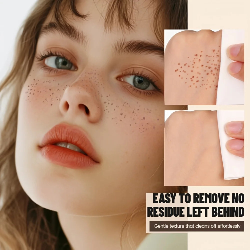 Natural Nude Makeup Fake Freckles Pen Waterproof Long Lasting Light Coverage Freckle Stamp For Women'S