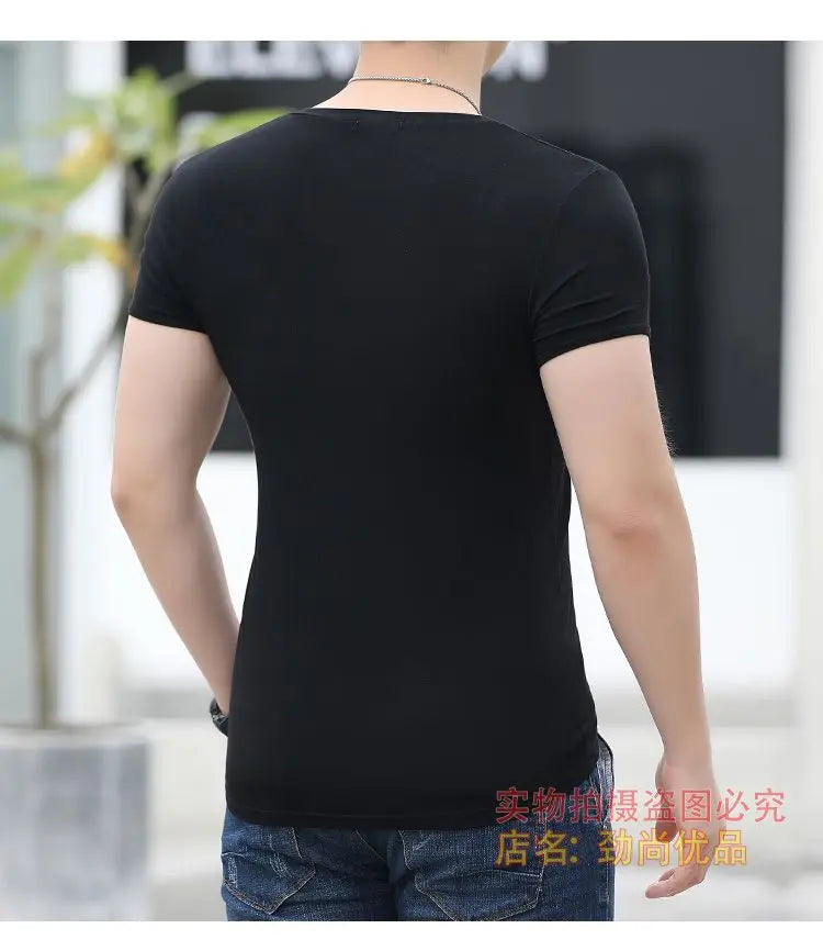 New Arrival:Fashion Men's Top Oversized 6XL T-Shirt for Men's Clothing Soft Breathable Modal Slim Sport Casual WearTank Tops man