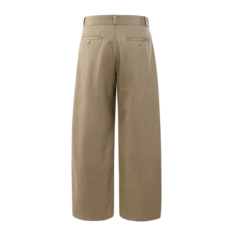 2026 Spring Summer New 100% Cotton Casual Straight Trousers for Men Clothing Soft Comfort Linen Male Pants LX6032