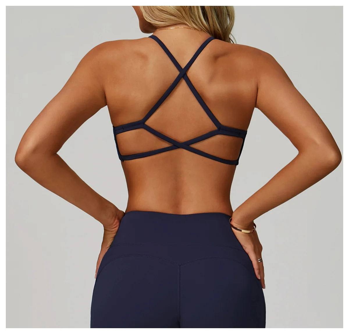 Hearuisavy Breathable Sports Bra Women Quick Drying ShockProof Gym Workout Top Casual Yoga Clothing Push Up Running Fitness Bras
