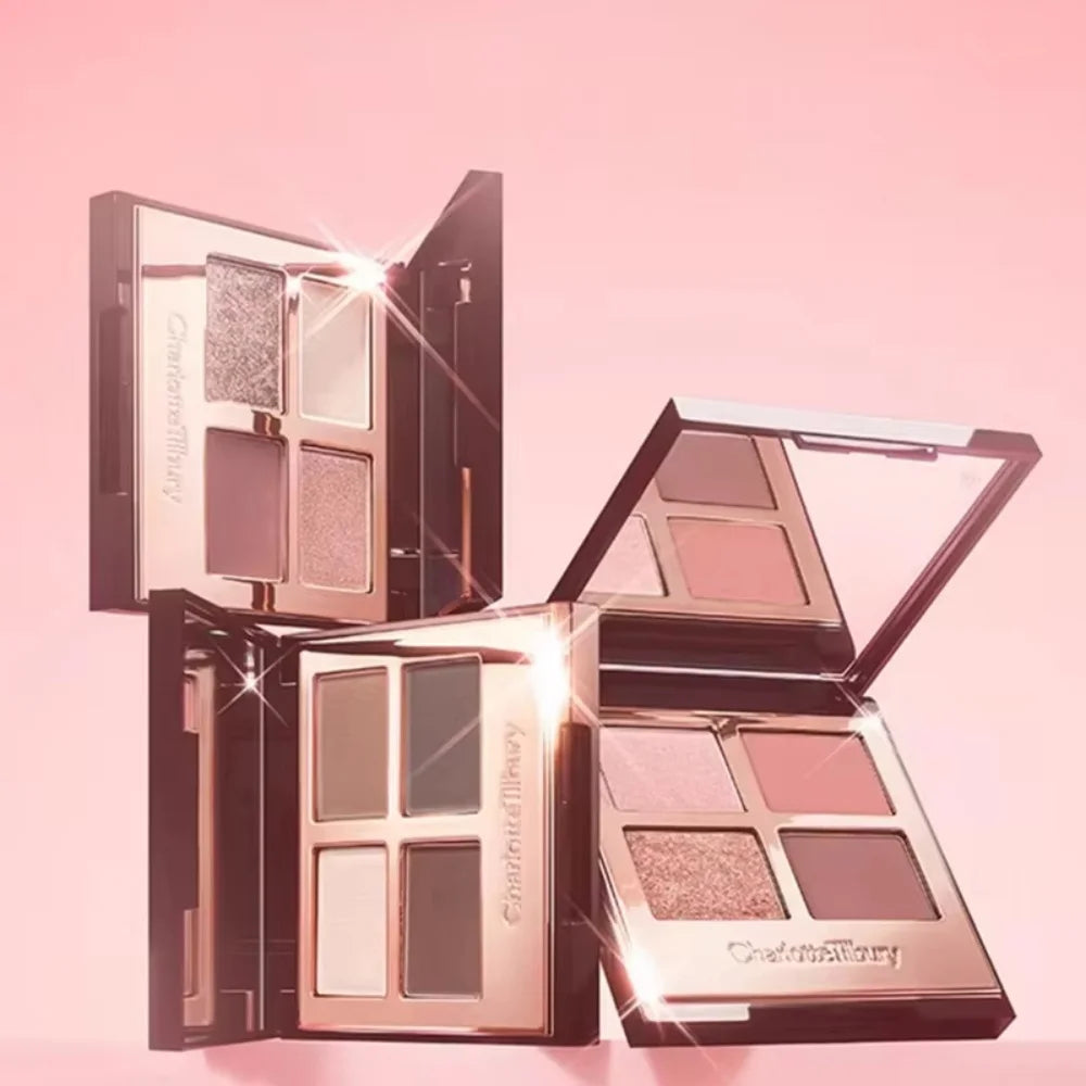 Charlotte Tilbury Super Nudes Easy Eye Palette Luxury Mini 6-shade Nude Eyeshadow Palette Satin-matte Shimmer Metallic Finishes