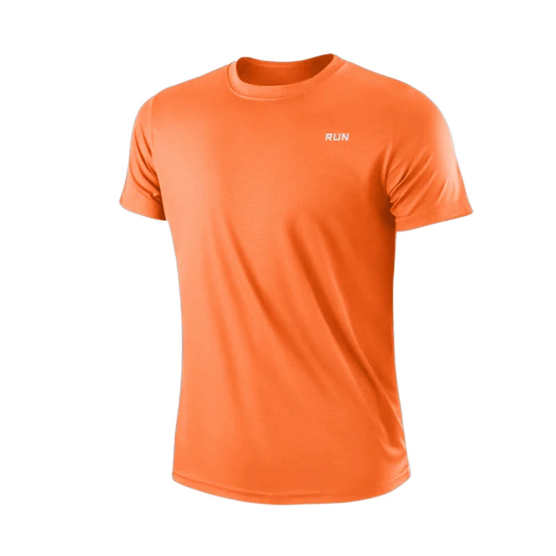 Gendaway Men's Quick-Dry Short Sleeve Running T-Shirt - Lightweight