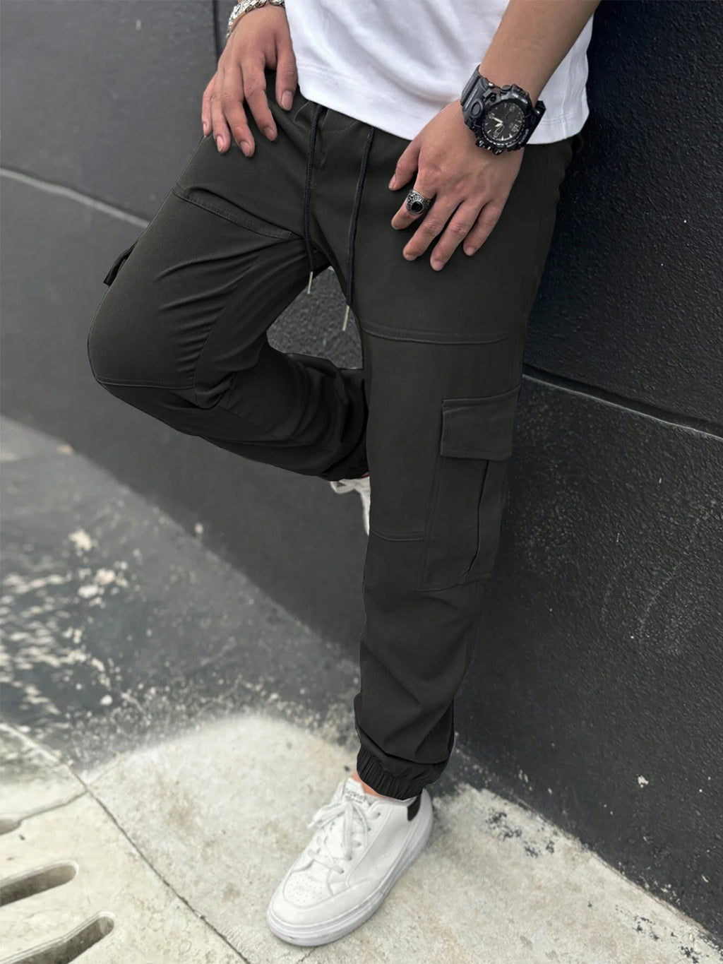American Trendy Workwear Pants Casual Multi-Pocket Men's Harlan Loose Casual Trousers Comfortable Street Style Cargo Trousers