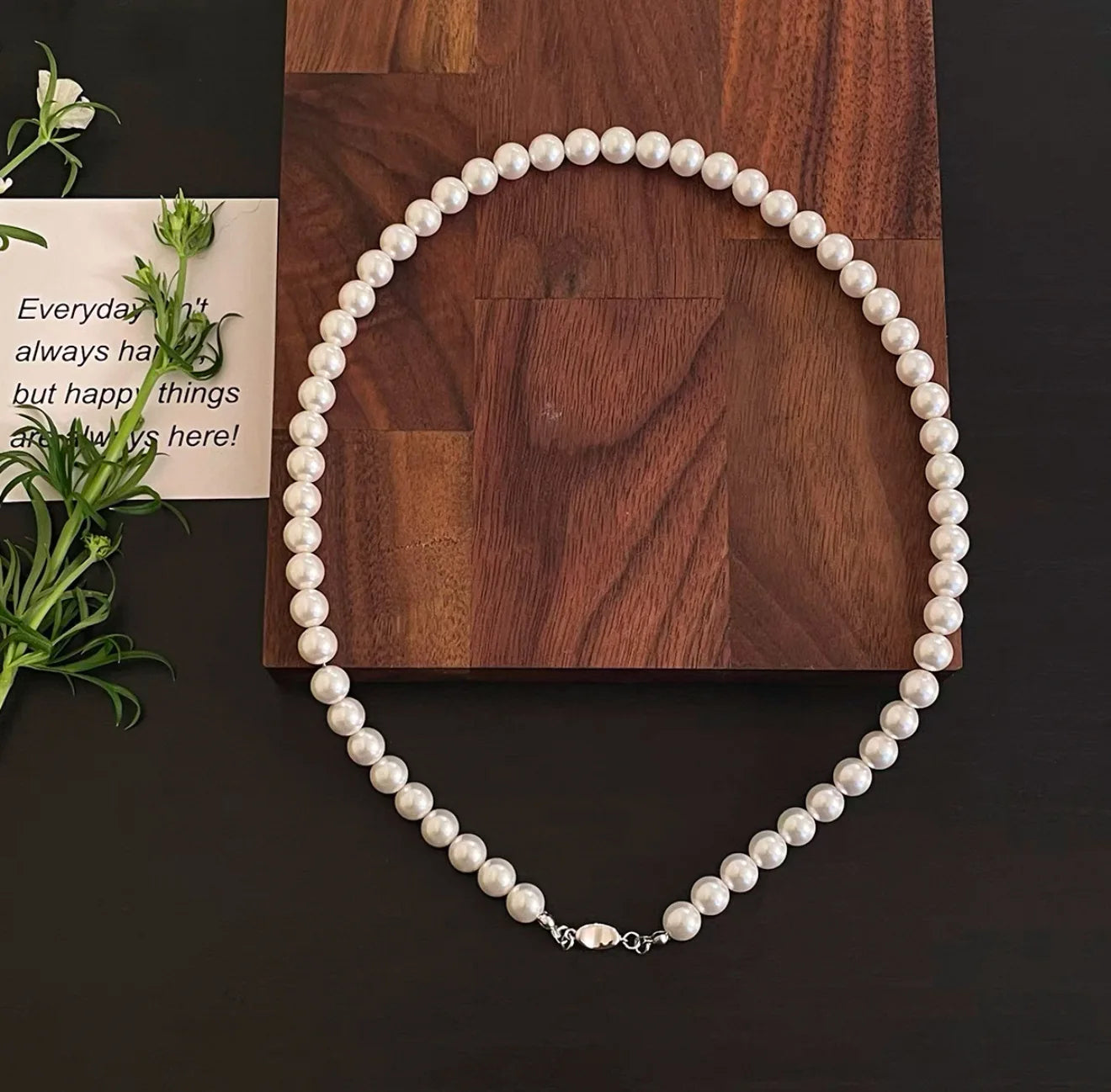 Multi-Layer Imitation Pearl Bead Necklace for Women