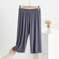 Women's Modal Knee-Length Leggings Safety Shorts - Casual Homewear
