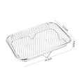 Nueva rejilla apilable duradera para freidora de aire, cesta de parrilla de acero inoxidable antiadherente, utensilios de cocina
