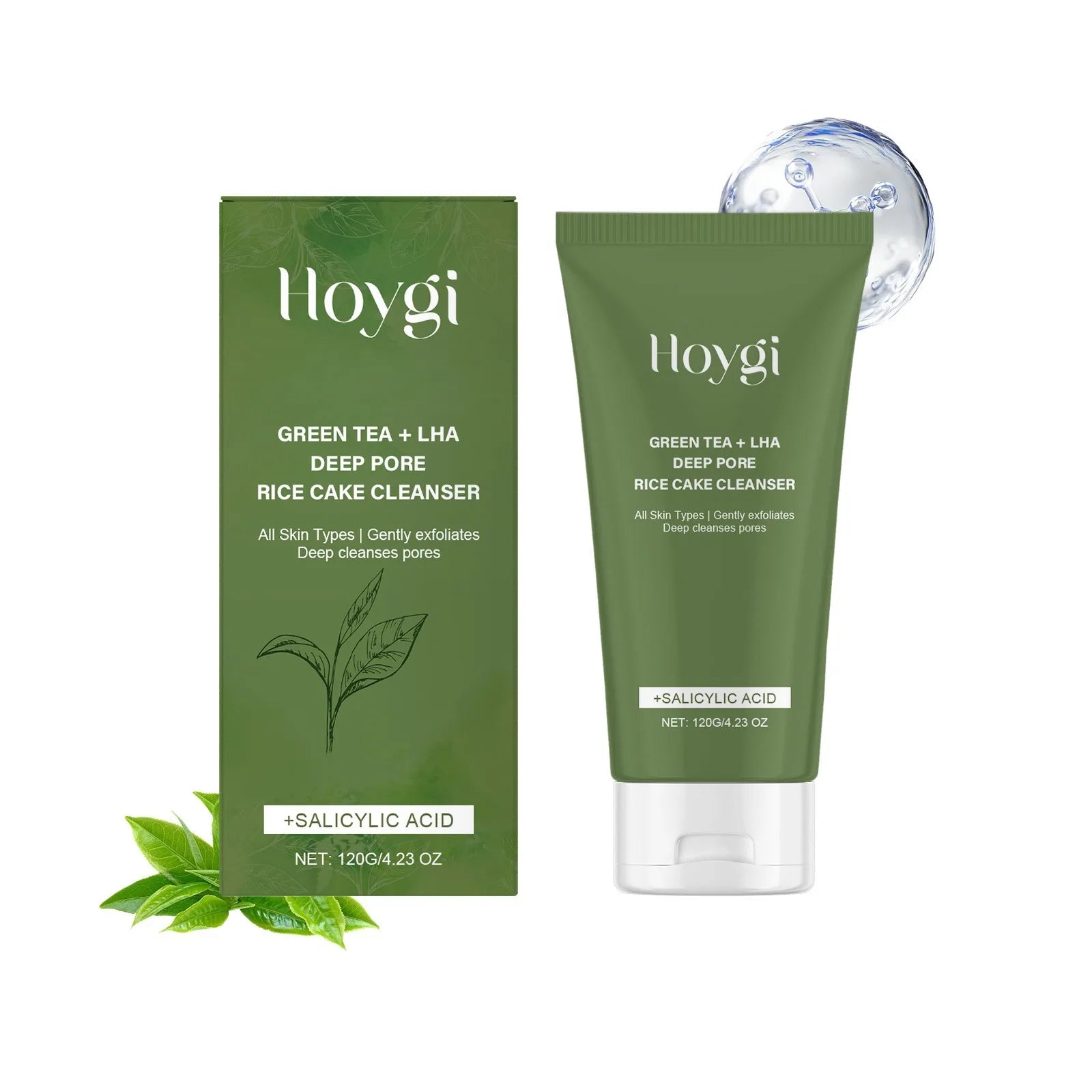 Hoygi Facial Cleanser Long Lasting Moisturizing Deep Cleansing Relieve Skin Irritation Refreshing Feeling Gentle Face Wash 120g