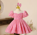 HETISO Girls Party Dresses High-End Sequined Violin Birthday Costume Gown for Piano Performance Princess New Year