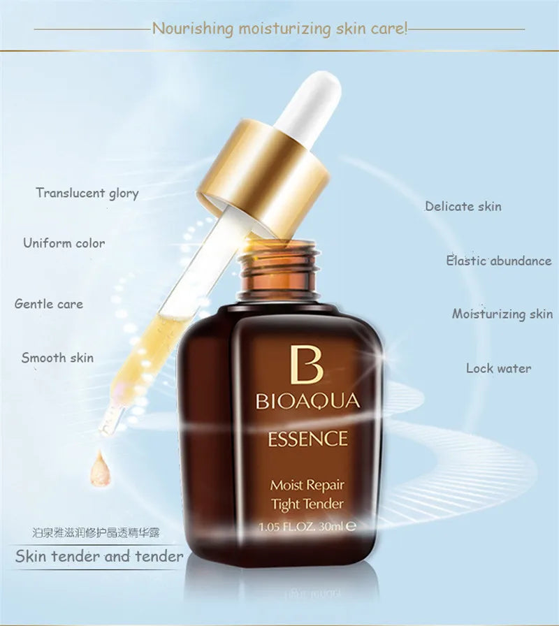 BIOAQUA Hyaluronic Acid Repair Face Essence Liquid Moisturizing Hydrating Anti Wrinkle Firming Collagen Facial Serum